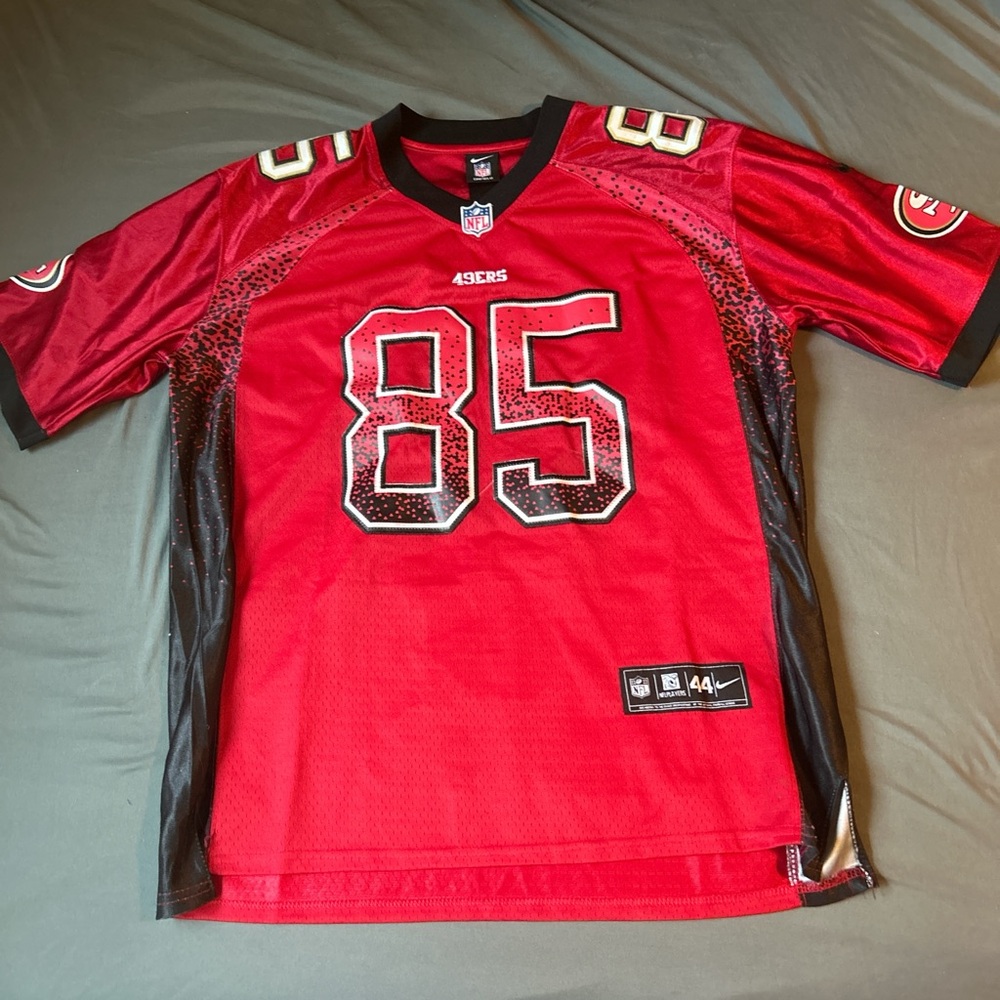 NFL Red and Black On-Field Jersey